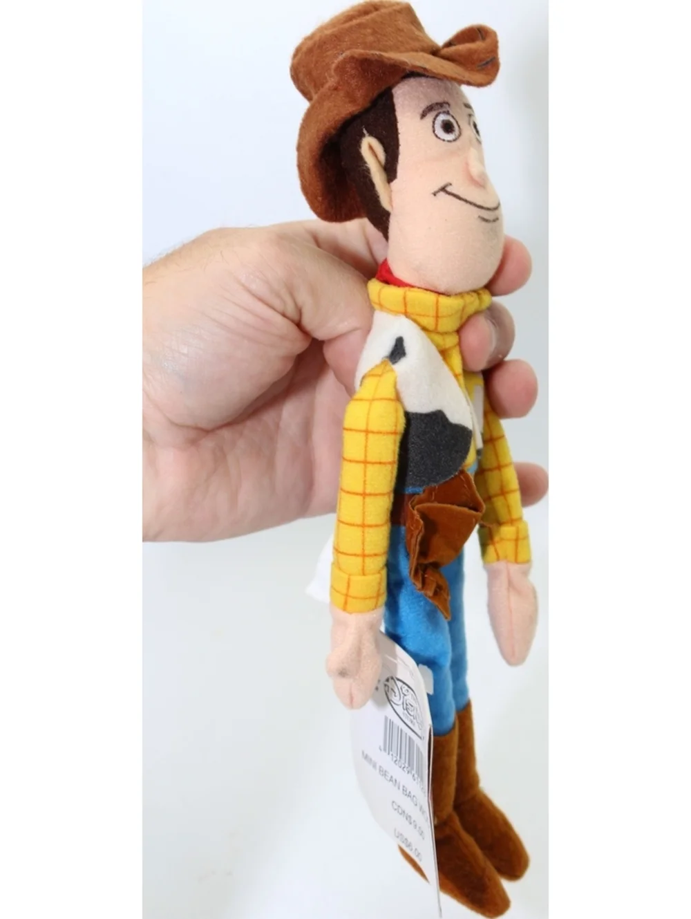 VTG 1995 Disney Parks Pixar Toy Story Mini Bean Bag Sheriff Woody Plush 9